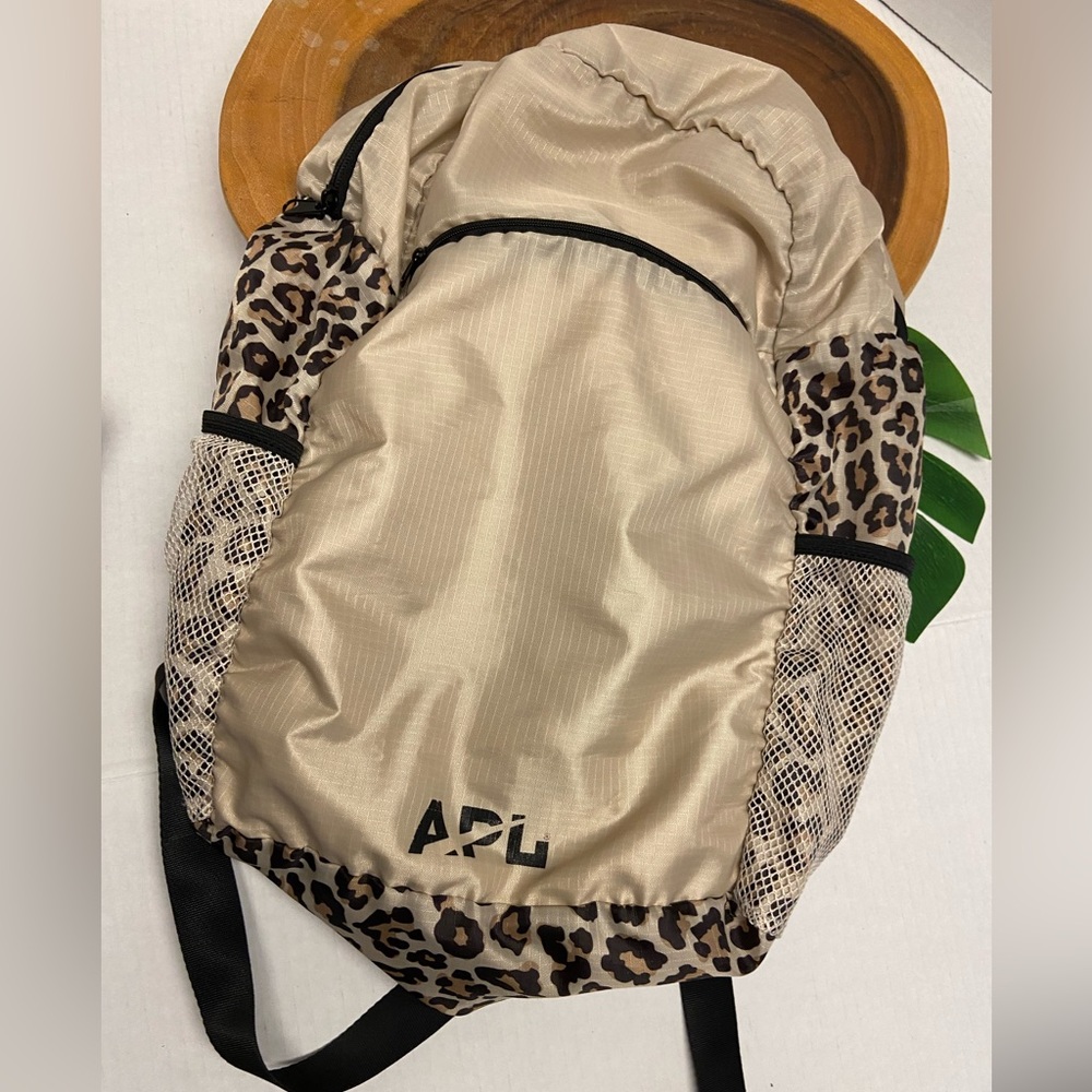 Apl Packable Cheetah Print Backpack - image 1